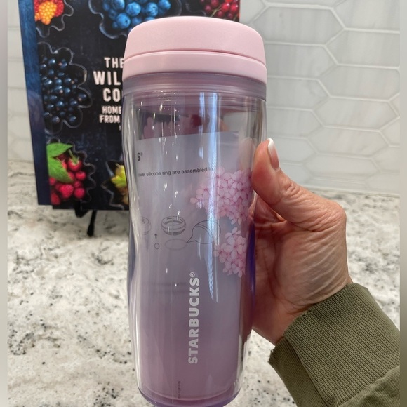 2024 Starbucks Cherry Blossom Secret Garden Tumbler from Asia. 12 Oz. NWT. HTF. - Picture 1 of 10